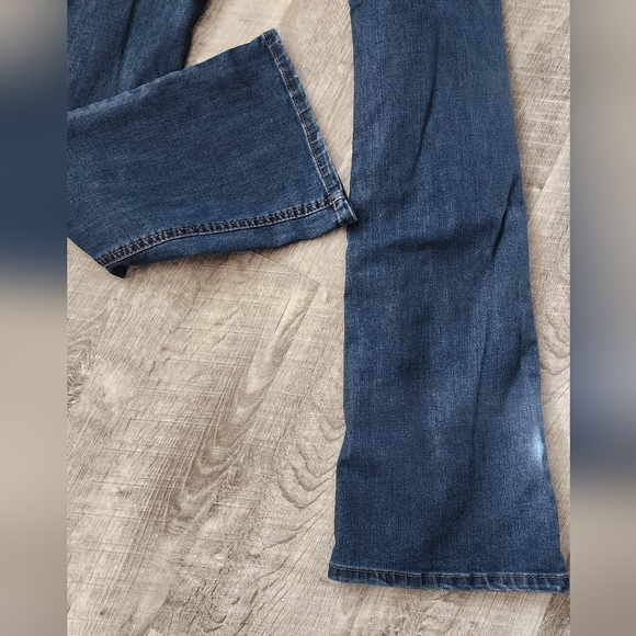 True Craft Dark Blue Straight Leg Jeans - Picture 4 of 4